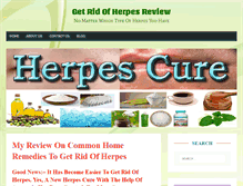 Tablet Screenshot of getridofherpesreview.org
